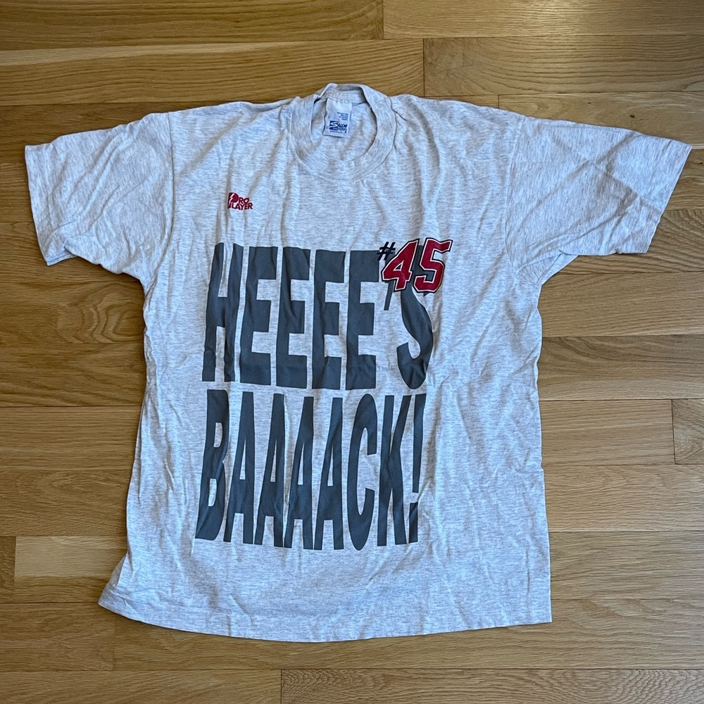 Vintage Michael Jordan #45 HE’S BACK Salem Sports / Pro Player 1995